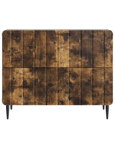 Armadio da Notte con cassetto Rovere Fumo 62 x 34,5 x 49,5 cm