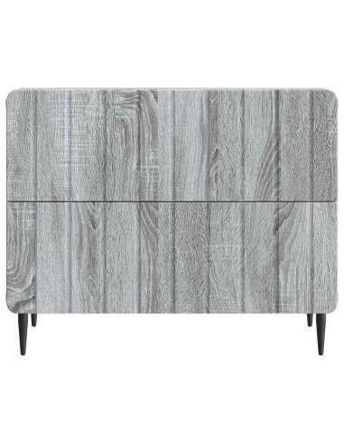 Armadio da Notte con cassetto Grigio Sonoma 62 x 34,5 x 49,5 cm