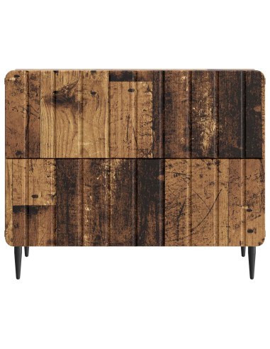 Armadio da Notte con cassetto Legno antico 62 x 34,5 x 49,5 cm