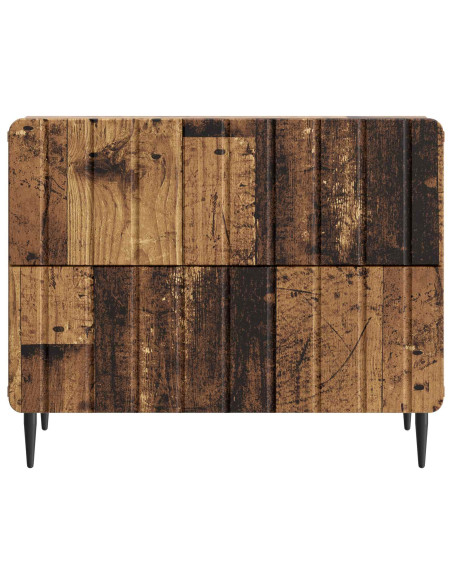 Armadio da Notte con cassetto Legno antico 62 x 34,5 x 49,5 cm