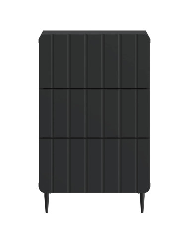 Armadio da Notte Nero 43x 41 x 68 cm Legno ingegnerizzato