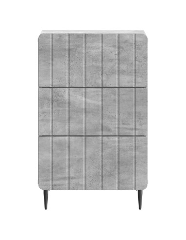 Armadio da Notte con cassetto Grigio Cemento 43x 41 x 68 cm