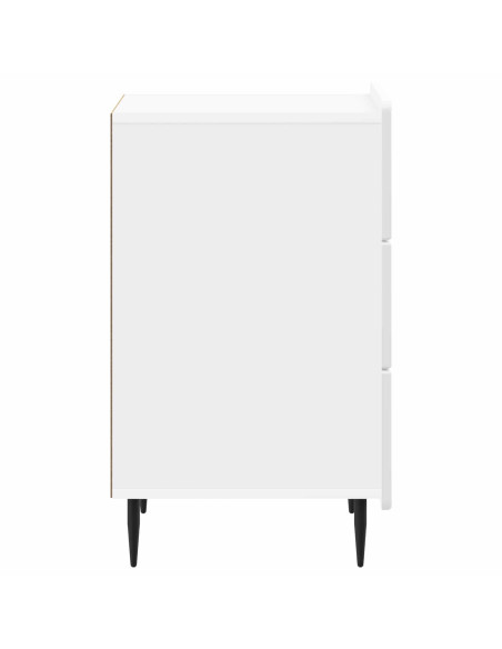 Armadio da Notte con cassetto Bianco Lucido 43x 41 x 68 cm