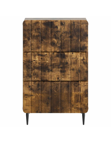 Armadio da Notte con cassetto Rovere Fumo 43x 41 x 68 cm