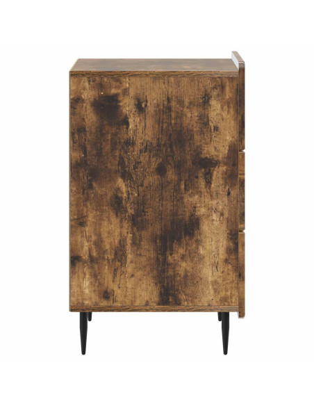 Armadio da Notte con cassetto Rovere Fumo 43x 41 x 68 cm
