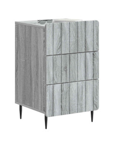 Armadio da Notte con cassetto Grigio Sonoma 43x 41 x 68 cm 2