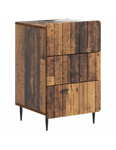 Armadio da Notte con cassetto Legno antico 43x 41 x 68 cm