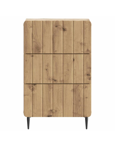 Armadio da Notte con cassetto Rovere Artigianale 43x 41 x 68 cm