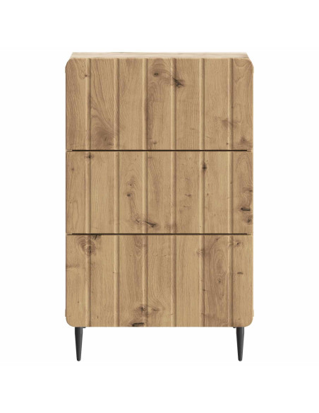 Armadio da Notte con cassetto Rovere Artigianale 43x 41 x 68 cm
