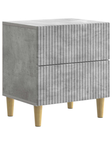 Armadio da Notte 2 pcs Grigio Cemento 43 x 34,5 x 48 cm
