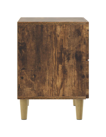 Armadio da Notte con cassetto Rovere Fumo 43 x 34,5 x 48 cm
