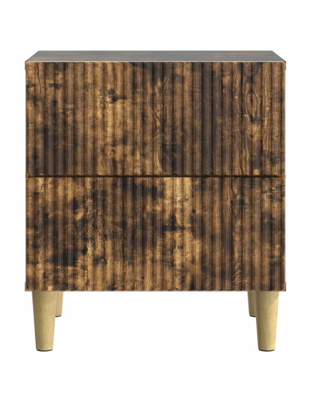Armadio da Notte 2 pcs Rovere Fumo 43 x 34,5 x 48 cm