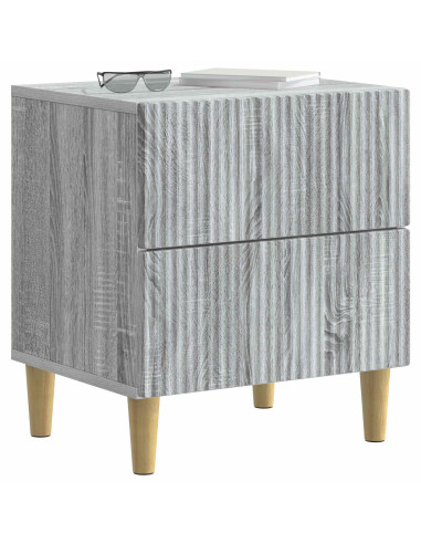 Armadio da Notte con cassetto Grigio Sonoma 43 x 34,5 x 48 cm