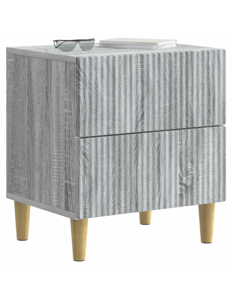 Armadio da Notte con cassetto Grigio Sonoma 43 x 34,5 x 48 cm