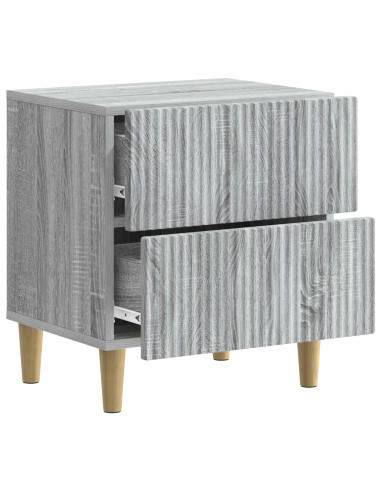 Armadio da Notte con cassetto Grigio Sonoma 43 x 34,5 x 48 cm