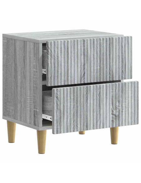 Armadio da Notte con cassetto Grigio Sonoma 43 x 34,5 x 48 cm