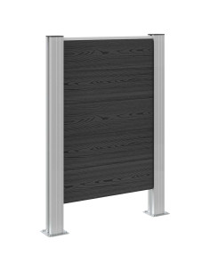 Recinzione Contenitore per Rifiuti Grigio 85 x 12 x 115 cm 2