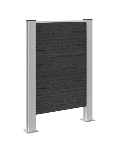 Recinzione Contenitore per Rifiuti Grigio 85 x 12 x 115 cm