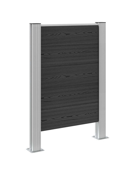 Recinzione Contenitore per Rifiuti Grigio 85 x 12 x 115 cm
