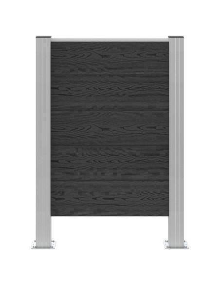 Recinzione Contenitore per Rifiuti Grigio 85 x 12 x 115 cm