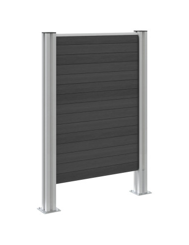 Recinzione Contenitore per Rifiuti Grigio 85 x 12 x 115 cm