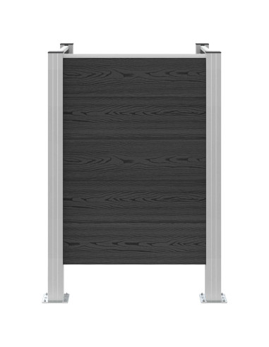 Recinzione Contenitore per Rifiuti Grigio 85 x 85 x 115 cm