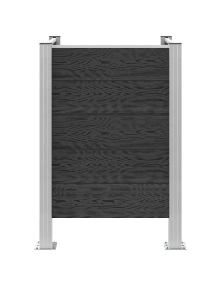 Recinzione Contenitore per Rifiuti Grigio 85 x 85 x 115 cm