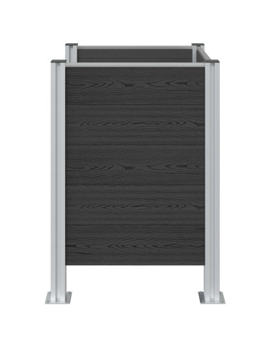 Recinzione Contenitore per Rifiuti Grigio 85 x 85 x 115 cm