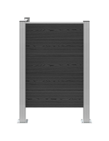 Recinzione Contenitore per Rifiuti Grigio 85 x 85 x 115 cm