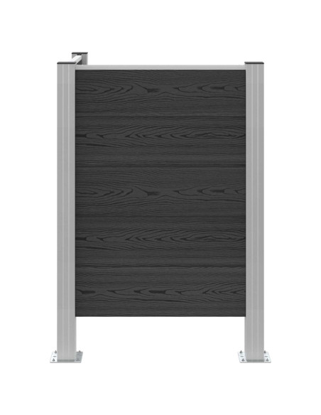 Recinzione Contenitore per Rifiuti Grigio 85 x 85 x 115 cm