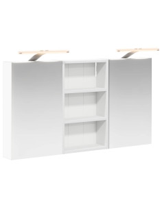 Set di Armadi da Bagno con lo scaffale 3 pcs 90 x 10,5 x 50 cm 2