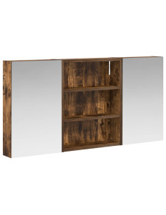 Set di Armadi da Bagno con lo scaffale 3 pcs 100 x 10,5 x 50 cm 2