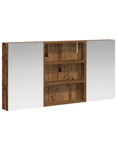 Set di Armadi da Bagno con lo scaffale 3 pcs 100 x 10,5 x 50 cm 2