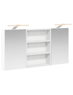 Set di Armadi da Bagno con lo scaffale 3 pcs 100 x 10,5 x 50 cm 2