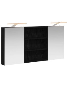 Set di Armadi da Bagno con lo scaffale 3 pcs 100 x 10,5 x 50 cm 2