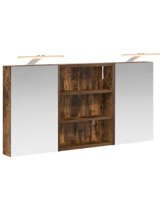 Set di Armadi da Bagno con lo scaffale 3 pcs 100 x 10,5 x 50 cm 2