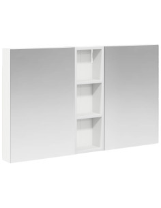 Set di Armadi da Bagno con porta 3 pcs 100 x 10,5 x 60,5 cm 2