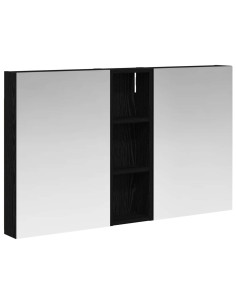 Set di Armadi da Bagno con porta 3 pcs 100 x 10,5 x 60,5 cm 2