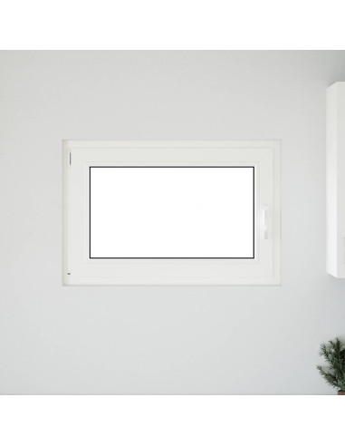 Finestra per Soffitta RISOR Bianco 100 x 50 cm PVC e Vetro