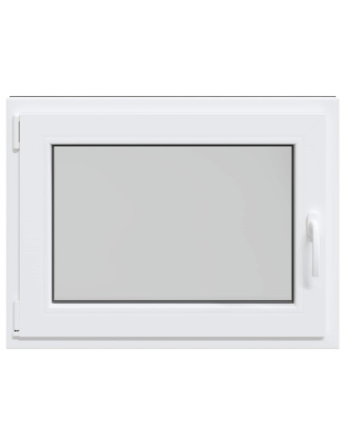 Finestra per Soffitta RISOR Bianco 100 x 50 cm PVC e Vetro