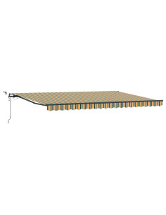 Tessuto per Tenda con Verde e giallo 500 × 300 cm Poliestere 2