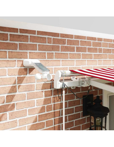 Tenda Retrattile Rosso e Bianco 500 × 350 cm