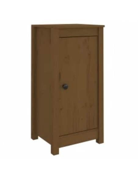 Credenze 2 pz Miele 40x35x80 cm in Legno Massello di Pino