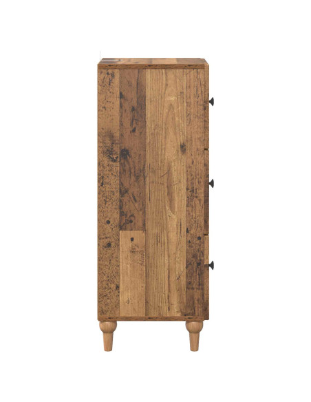 Mobile con Cassetti Legno antico 33 x 34,5 x 90 cm