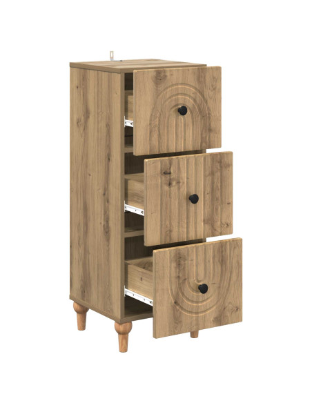 Mobile con Cassetti Rovere Artigianale 33 x 34,5 x 90 cm