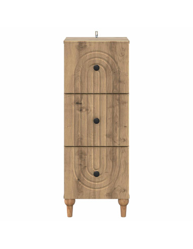 Mobile con Cassetti Rovere Artigianale 33 x 34,5 x 90 cm