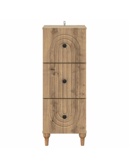 Mobile con Cassetti Rovere Artigianale 33 x 34,5 x 90 cm