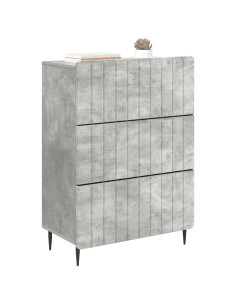 Mobile con Cassetti Grigio Cemento 66 x 34,5 x 92 cm 2