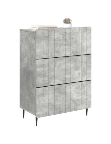 Mobile con Cassetti Grigio Cemento 66 x 34,5 x 92 cm