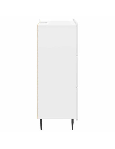 Mobile con Cassetti Bianco Lucido 66 x 34,5 x 92 cm